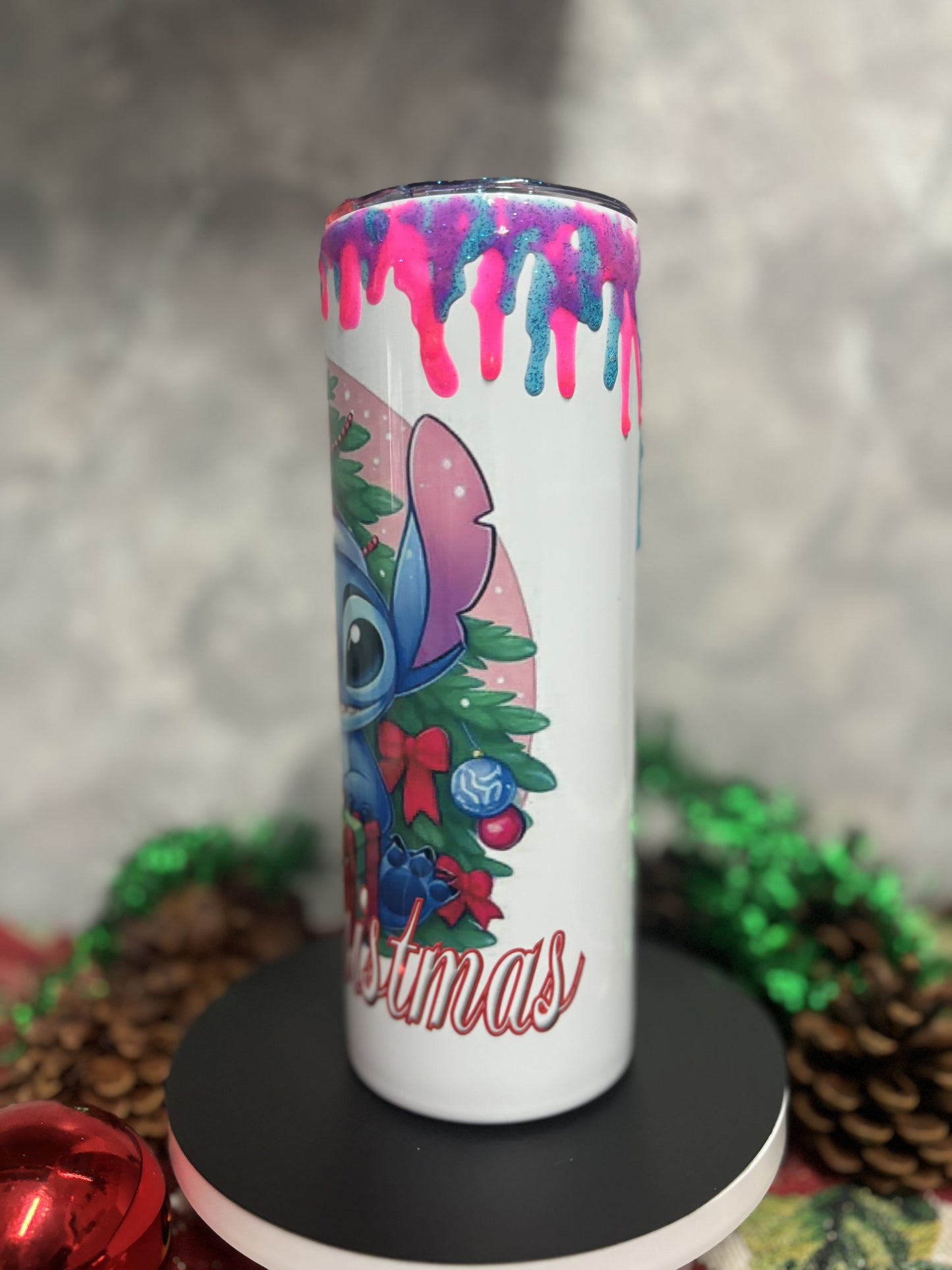 Christmas Stitch & Angel      20 oz Tumbler
