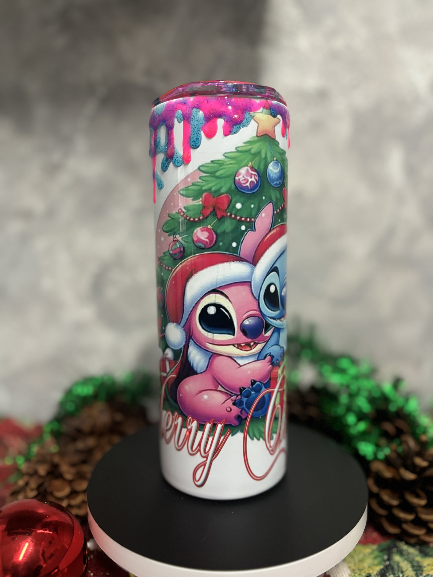 Christmas Stitch & Angel      20 oz Tumbler